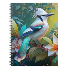 Caderno Espiral Crested Teal Winged Jay