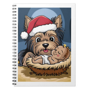 Caderno Espiral Criança adorada por Yorkshire Terrier