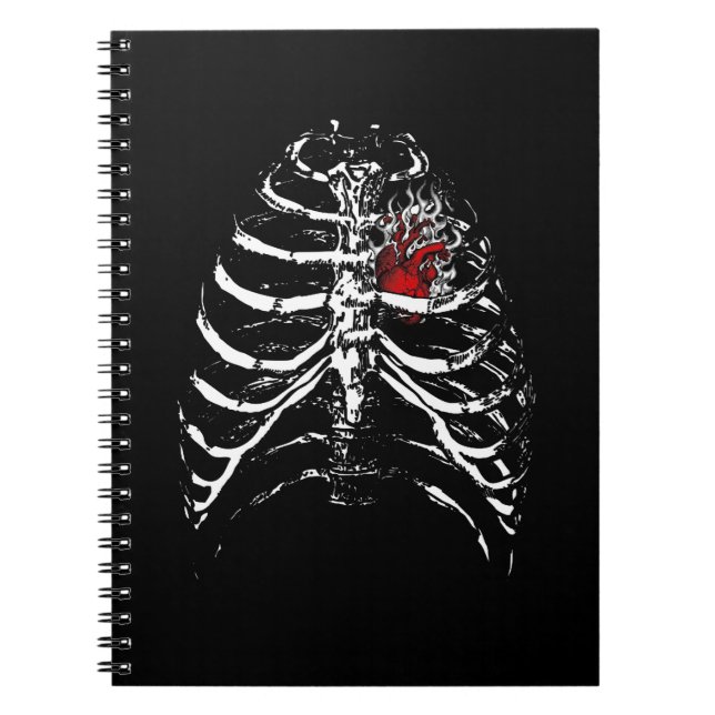 Caderno Espiral Crianças Adultas De Raios X-Ray Engraçado (Frente)