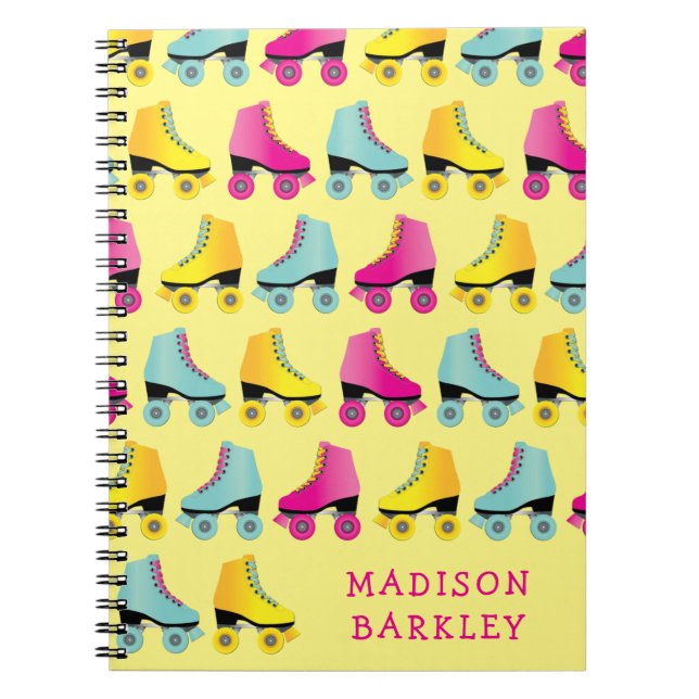 Caderno Espiral Crianças de Patins (Frente)