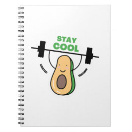 Caderno Espiral crianças engraçadas permanecem legais para a escol