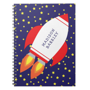 Caderno Espiral Crianças - Foguete de Naufrágio Cócio Exterior