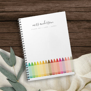 Caderno Espiral Crianças Modernas Professoras Coloridas Colores do