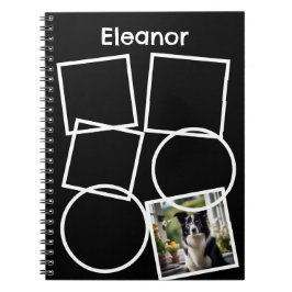 Caderno Espiral Crianças Personalizadas de Colagem de Fotografias 