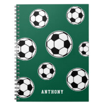 Crianças Personalizadas Verdes do Futebol de volta
