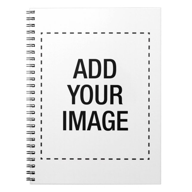 Caderno Espiral Criar seu próprio costume customizeable (Frente)