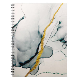 Caderno Espiral Criatividade transparente. Abstrato trabalho de ar