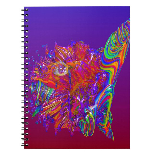 Caderno Espiral Criatura do Mar de alienígena (Frente)