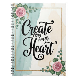 Caderno Espiral Crie com o Coração