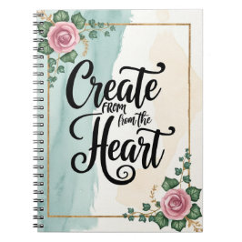 Caderno Espiral Crie com o Coração