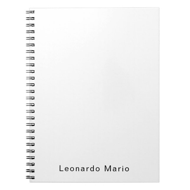 Caderno Espiral Crie o Seu Próprio (Frente)