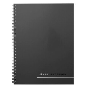 Caderno Espiral Crie seu profissional personalizado moderno simple