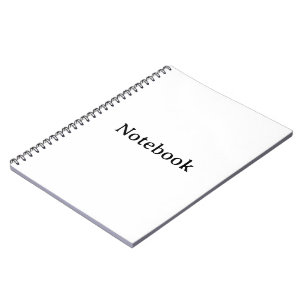 Caderno Espiral Crie seu próprio clássico simples de 6,5" x 8,75"