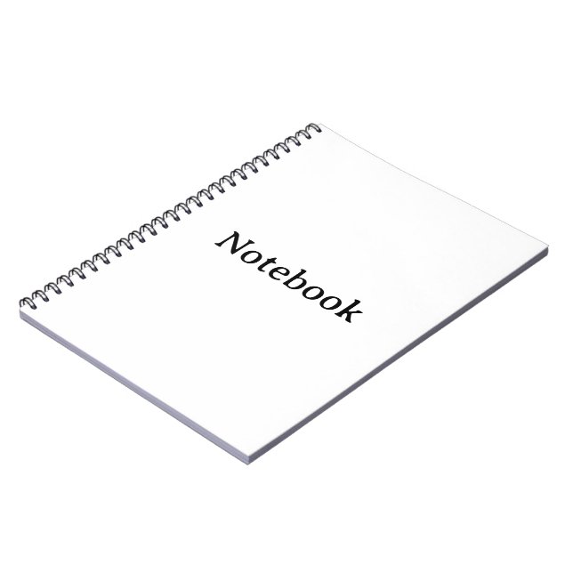 Caderno Espiral Crie seu próprio clássico simples de 6,5" x 8,75" (Left Side)