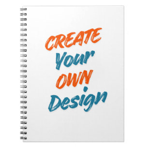 Caderno Espiral Crie Seu Próprio Design 