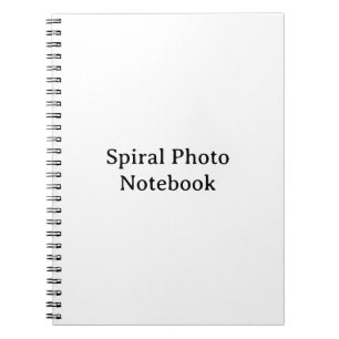 Caderno Espiral Crie seu próprio foto espiral clássico 6,5" x 8,75