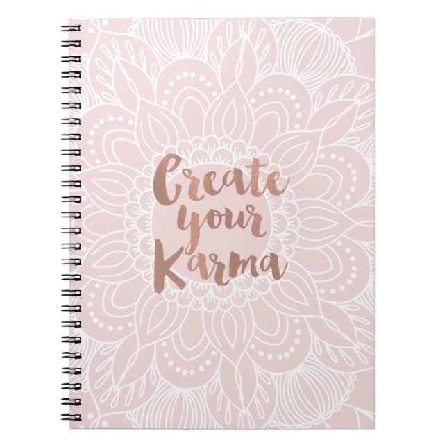 Caderno Espiral Crie seu próprio Karma (Frente)