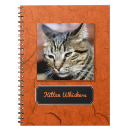 Caderno Espiral Crie seu próprio notebook de sussurros de Kitten