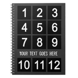 Caderno Espiral Crie seu próprio notebook de texto do Instagram Es