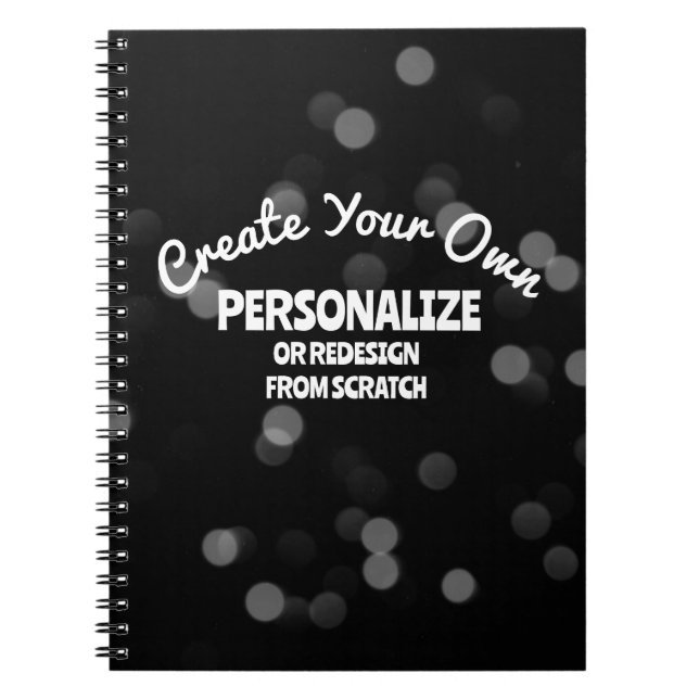 Caderno Espiral Crie seu próprio personalizado (Frente)