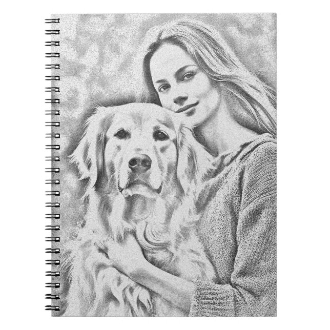 Caderno Espiral Crie seu próprio presente personalizado de fotogra (Frente)