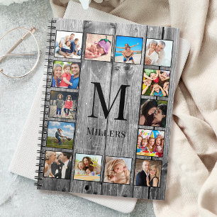 Caderno Espiral Crie seu quartel-general russo de colagem de fotos