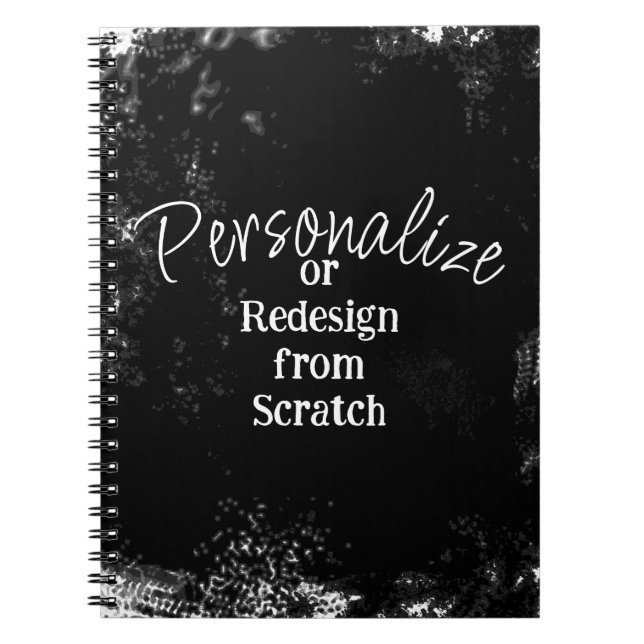 Caderno Espiral Crie Seus Próprios Produtos Personalizados (Frente)