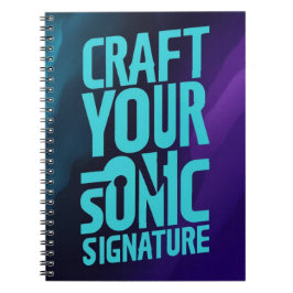 Caderno Espiral Crie Sua Assinatura Sonora