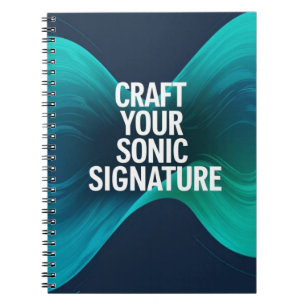 Caderno Espiral Crie Sua Assinatura Sonora opção 3