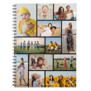 Caderno Espiral Crie Sua Própria Colagem De Fotos 12