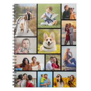 Caderno Espiral Crie Sua Própria Colagem De Fotos 12