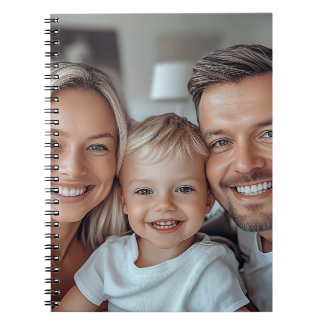 Caderno Espiral Crie Sua Própria Foto (Frente)