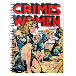 Caderno Espiral Crimes Por Mulheres Jailbreak Vintage Histórias em