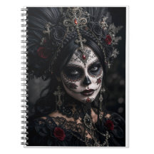 Crimson Gótico Calavera – Rosa Negra