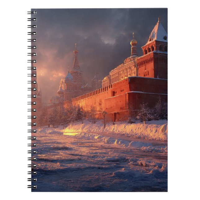 Caderno Espiral Crimson Winter no notebook Kremlin (Frente)