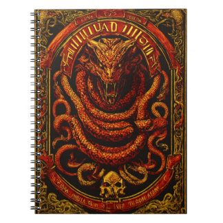Caderno Espiral Crimson Wyrm*