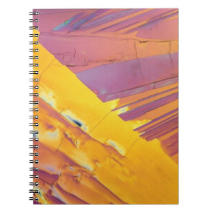 Caderno Espiral Cristais do ácido Oxalic