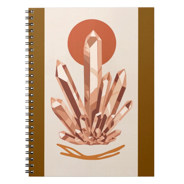 Caderno Espiral cristals (Frente)