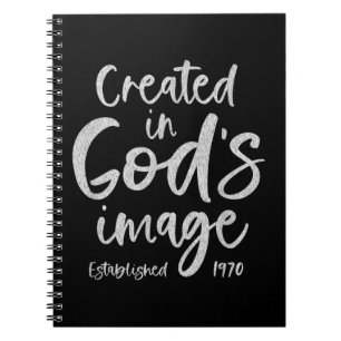 Caderno Espiral Cristão de 52 anos: Cristo de Jesus 1970 52º