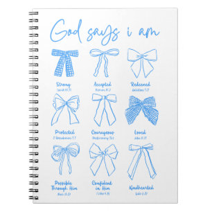 Caderno Espiral Cristian Coquette Deus Diz Que Eu Sou