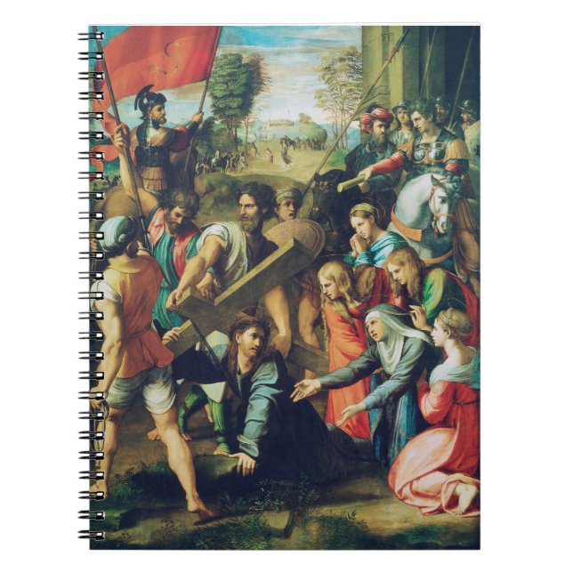 Caderno Espiral Cristo a caminho do calvário (Frente)