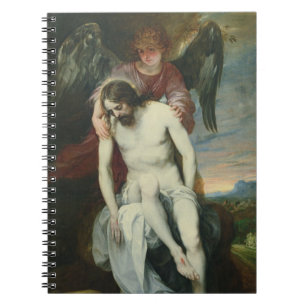 Caderno Espiral Cristo inoperante apoiado por um anjo, c.1646-52
