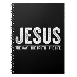 Caderno Espiral Cristo Jesus O Caminho. A Verdade. A Vida Bendita