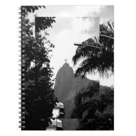 Caderno Espiral Cristo visto da rua - efeito