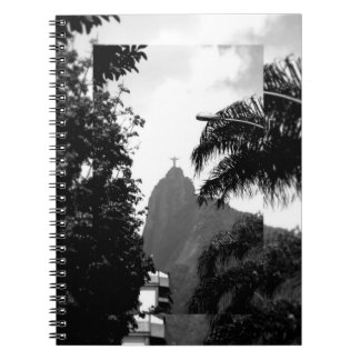 Caderno Espiral Cristo visto da rua - efeito