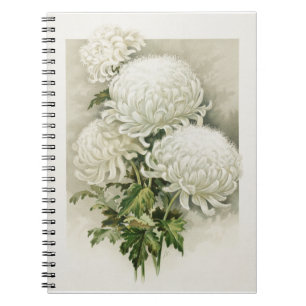 Caderno Espiral Crítemos - Elegante Vintage Botânica