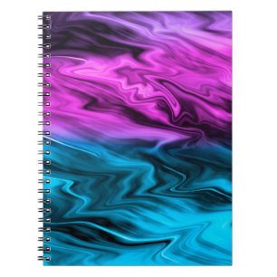 Caderno Espiral Crítico em vanguarda e azul