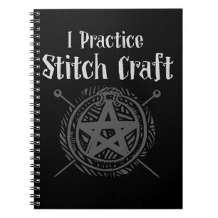 Caderno Espiral Crochet Mãe Bruxa Ocultar Fios De Arrancagem