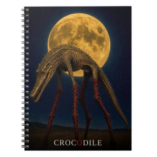 Caderno Espiral Crocodile Meias Longas gótico Surrealista