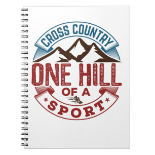 Caderno Espiral Cross Country One Hill of a Sport